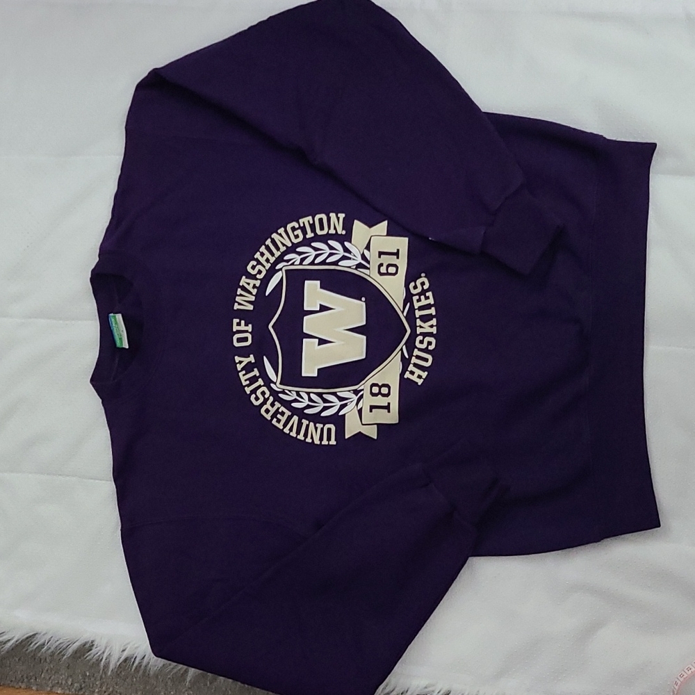 CHAMPION WOMEN'S FLEECE,VINTAGE,UNIVERSITY OF WASHINGTON HUSKIES